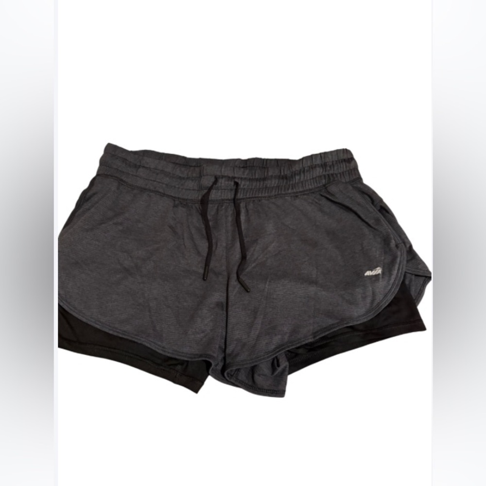 Avia Charcoal Women's Athletic Shorts with pockets. Size Large NWOT! - Picture 1 of 2
